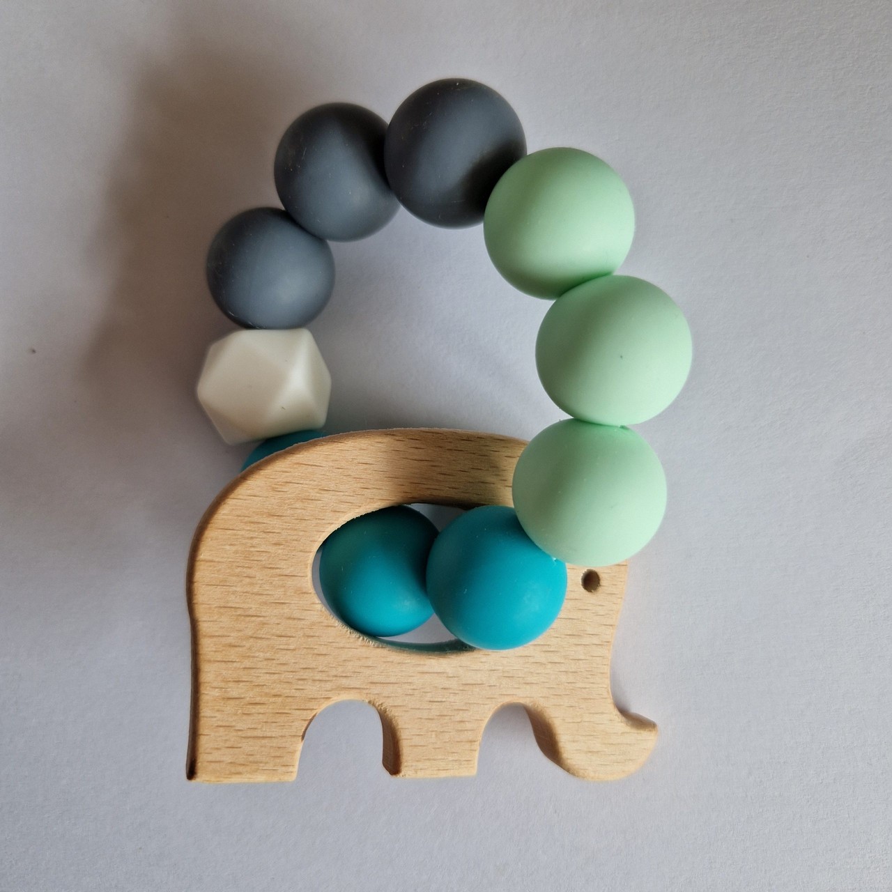 Kralen bijtring olifant - Afbeelding 3