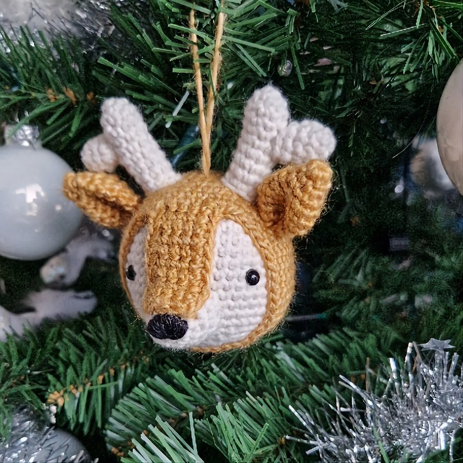 Gehaakte kerstbal - Afbeelding 2